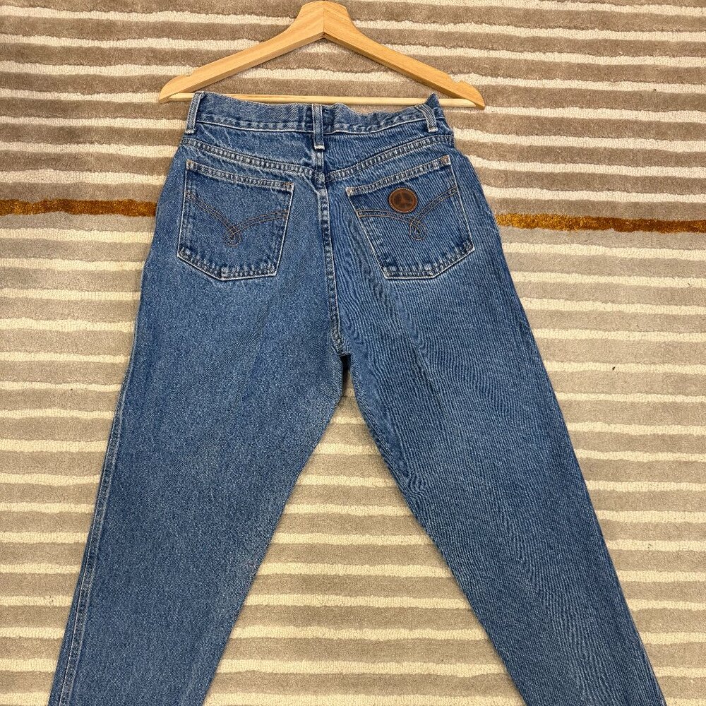 Moschino Vintage Medium Wash High Rise Jeans – Size 31 | Iconic Designer Denim